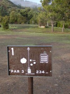 Low Gap Disc Golf Course - Hole# 1