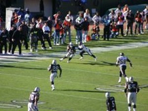 Jerry Porter makes a catch