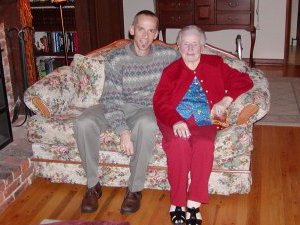 Bob and Noni on Thanksgiving, 2004