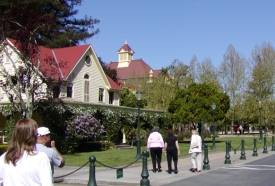 Estate at Niebaum-Coppola winery in Napa Valley