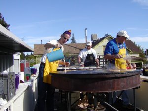 Bob makin' pancakes