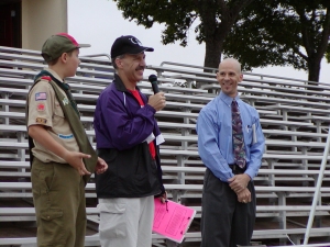 Gary Hudson's welcome during the opening ceremonies