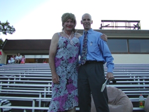 'Miss Relay' and our emcee, Bob