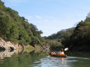 Making our way up the inlet