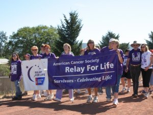 Survivor lap - Inland Mendocino County Relay for Life