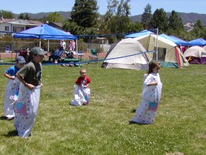 Sack races