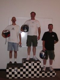 Fast Lap podium finishers (1st heat) - 1st-Bryan, 2nd-Bob, 3rd-Rob