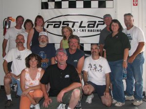 Group shot at Fast Lap Las Vegas