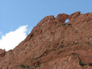 Kissing Camels rock formation at Garden of the Gods