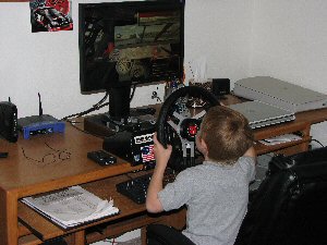 Rob's grandson racing - another generation of racer is on the track!