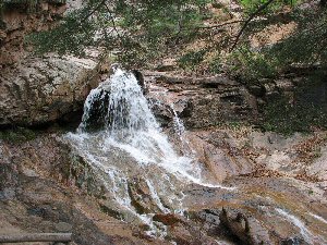 Midnight Falls at Seven Falls