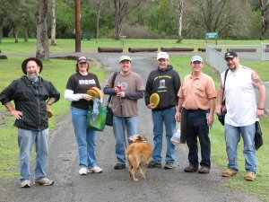 The gang - Benj, Trish, Trey, Tim, Brent and Ryan - readying for the tournament