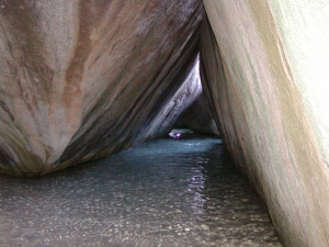 Virgin Gorda and the Baths - through the caves