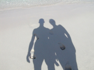 Virgin Gorda and the Baths - Shady self portraits