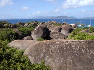 Virgin Gorda and the Baths - View from the top