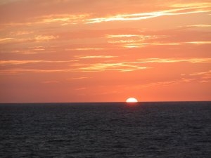 Caribbean sunset