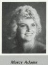 Marcy Adams' graduation photo - HHS 1987