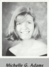 Michelle Adams' graduation photo - HHS 1987