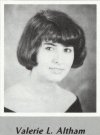 Valerie Altham's graduation photo - HHS 1987