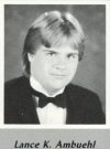 Lance Ambuehl's graduation photo - HHS 1987