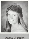 Bonnie Bauer's graduation photo - HHS 1987