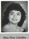 Elisa Cebellos' graduation photo - HHS 1987