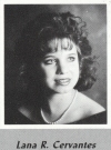 Lana Cervantes' graduation photo - HHS 1987