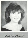 Cari Chiossi's graduation photo - HHS 1987