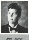 Mark Clausen's graduation photo - HHS 1987