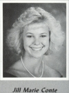 Jill Conte's graduation photo - HHS 1987