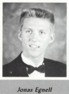 Jonas Egnell's graduation photo - HHS 1987