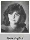 Jamie English's graduation photo - HHS 1987