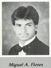 Miguel Flores' graduation photo - HHS 1987
