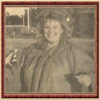 Deanna Sommers, diploma in hand