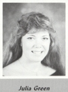 Julia 'Julie' Green's graduation photo - HHS 1987