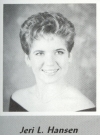 Jeri Hansen's graduation photo - HHS 1987