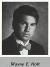 Wayne Holt's graduation photo - HHS 1987