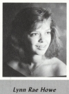 Lynne Howe's graduation photo - HHS 1987