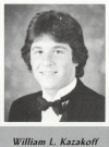 William Kazakoff's graduation photo - HHS 1987