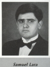 Samuel Lara's graduation photo - HHS 1987