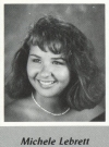 Michele Lebrett's graduation photo - HHS 1987