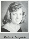 Sheila Lotspeich's graduation photo - HHS 1987