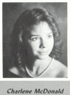 Charlene McDonald's graduation photo - MVHS 1987