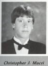 Christopher 'Chris' Macri's graduation photo - HHS 1987