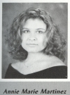 Annie Martinez' graduation photo - HHS 1987