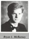 Bryan McBurney's graduation photo - HHS 1987