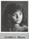 Cynthia 'Cindy' Moore's graduation photo - HHS 1987