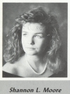 Shannon Moore's graduation photo - HHS 1987
