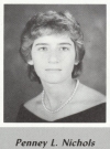 Penny Nichols' graduation photo - HHS 1987