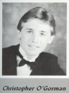 Christoper 'Chris' O'Gorman's graduation photo - HHS 1987